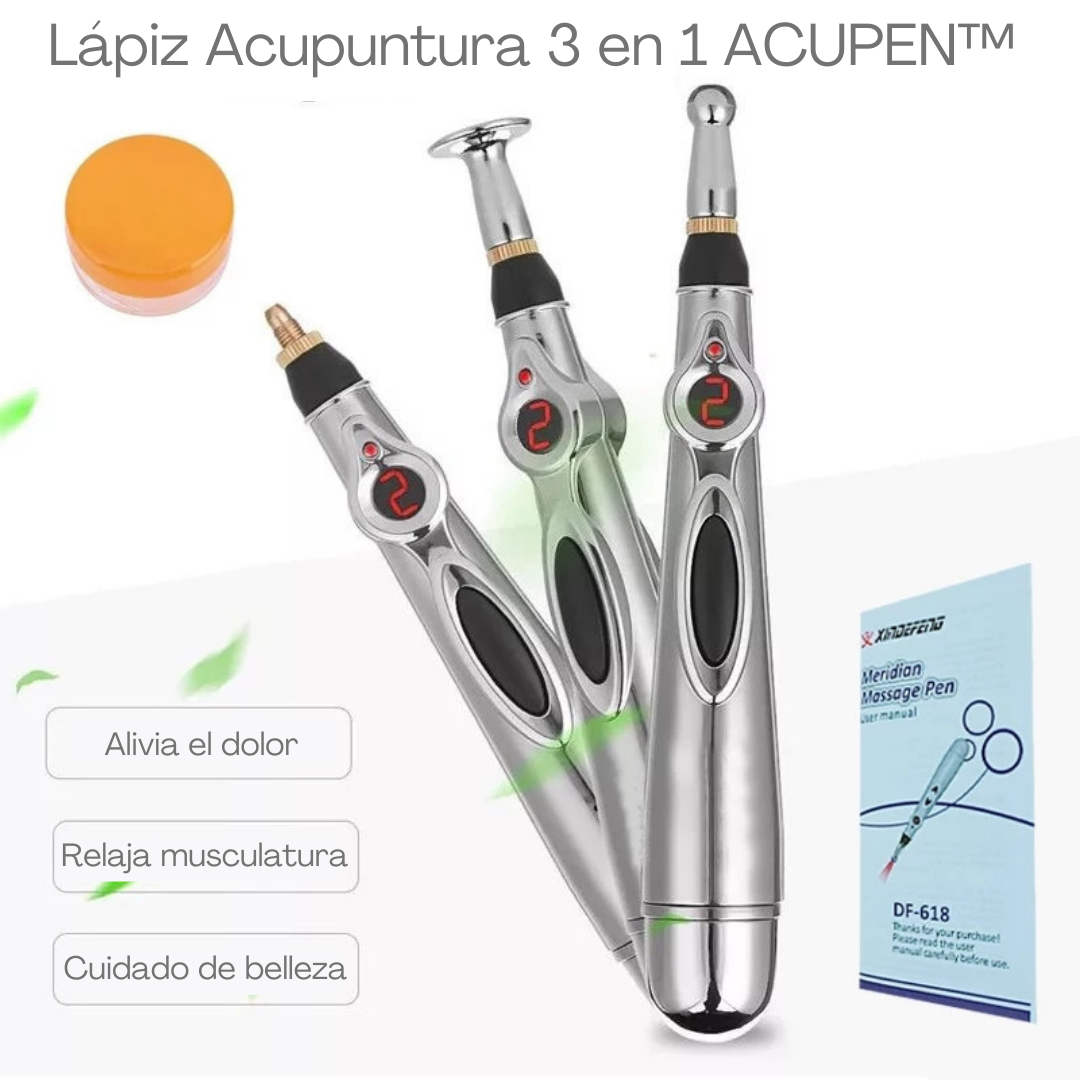 LAPIZ DE ACUPUNTURA 3 EN 1 ACUPEN™